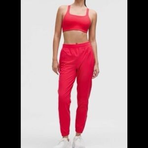 NWT Lululemon Adapted State High-Rise Jogger *Full Length Red Glow size 12